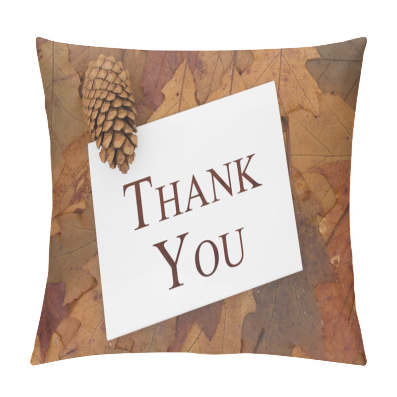 Personality  Thank You Greeting Card Pillow Covers