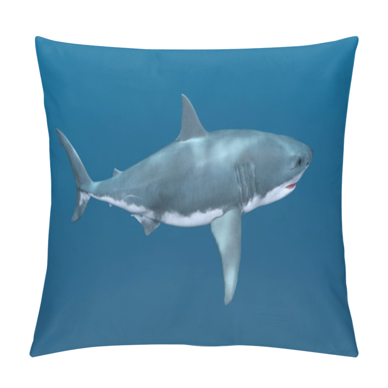 Personality  3D CG Rendering Of Shark Pillow Covers