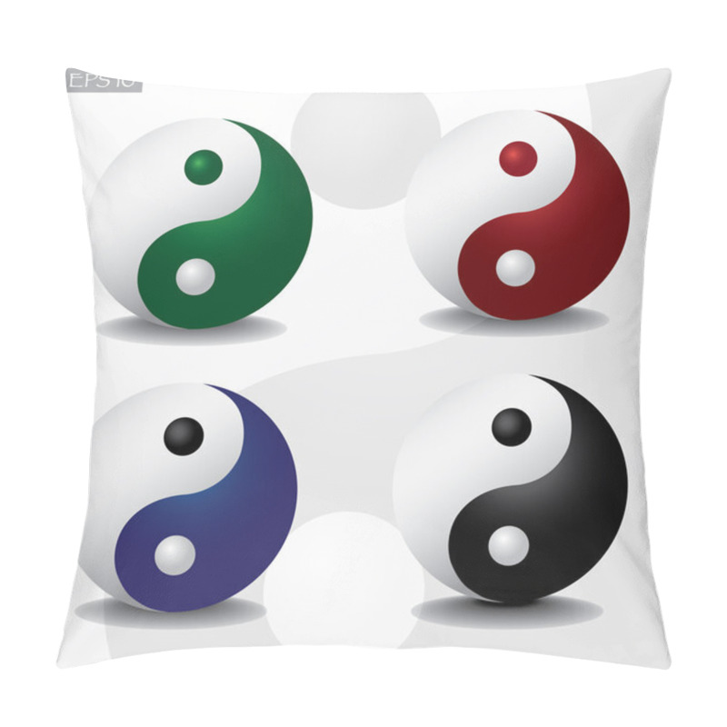 Personality  Ying Yang Pillow Covers