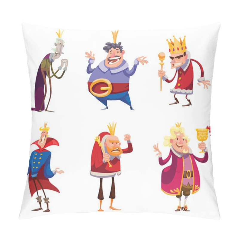 Personality  Set Of Six Funny Kings Pillow Covers