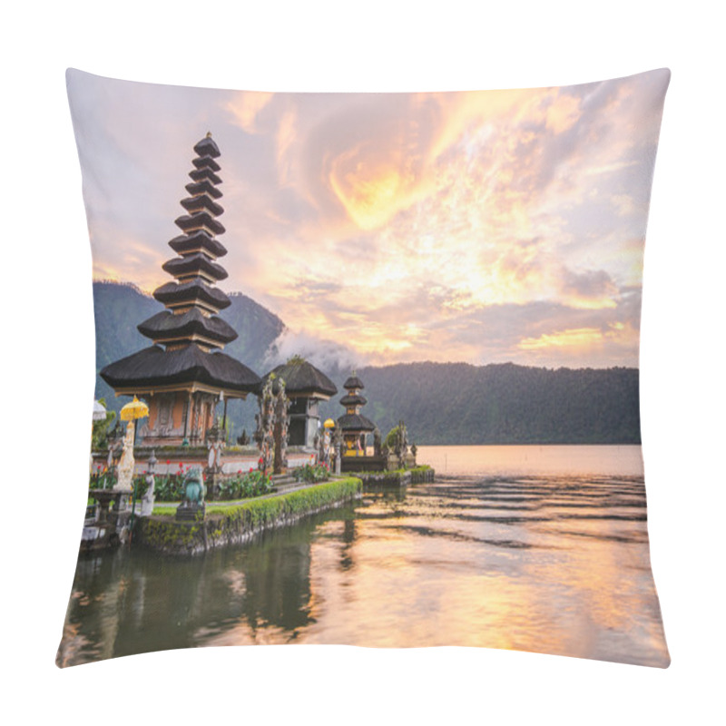 Personality  Pura Ulun Danu Bratan At Bali, Indonesia Pillow Covers