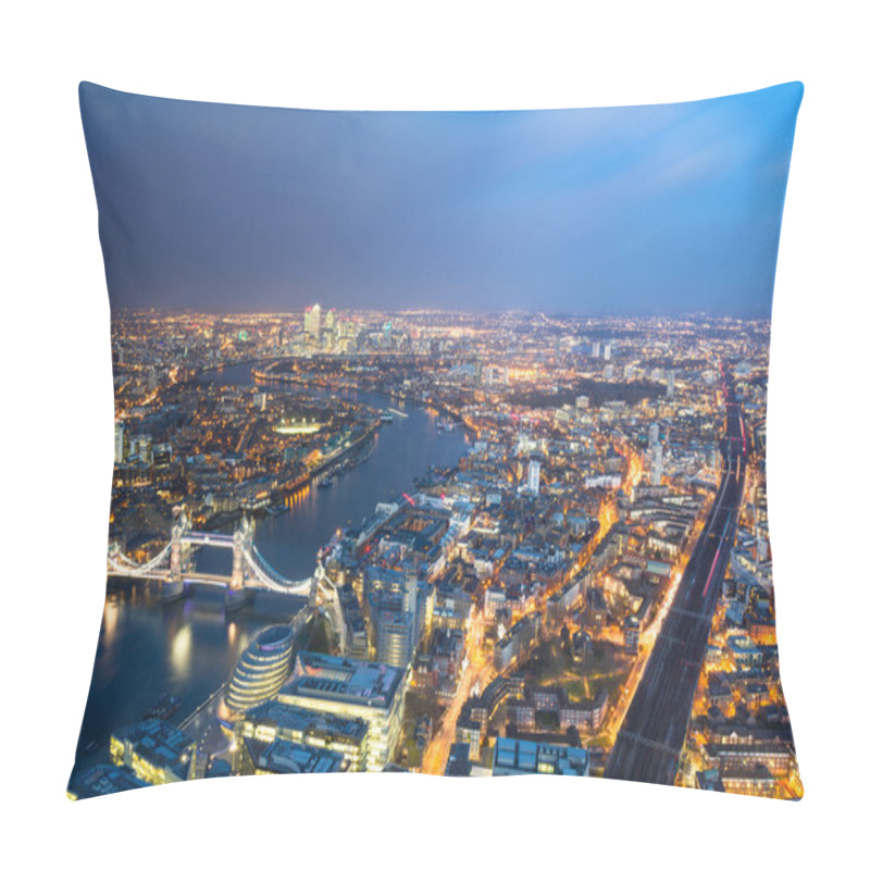 Personality  Aerial View Of London Pillow Covers