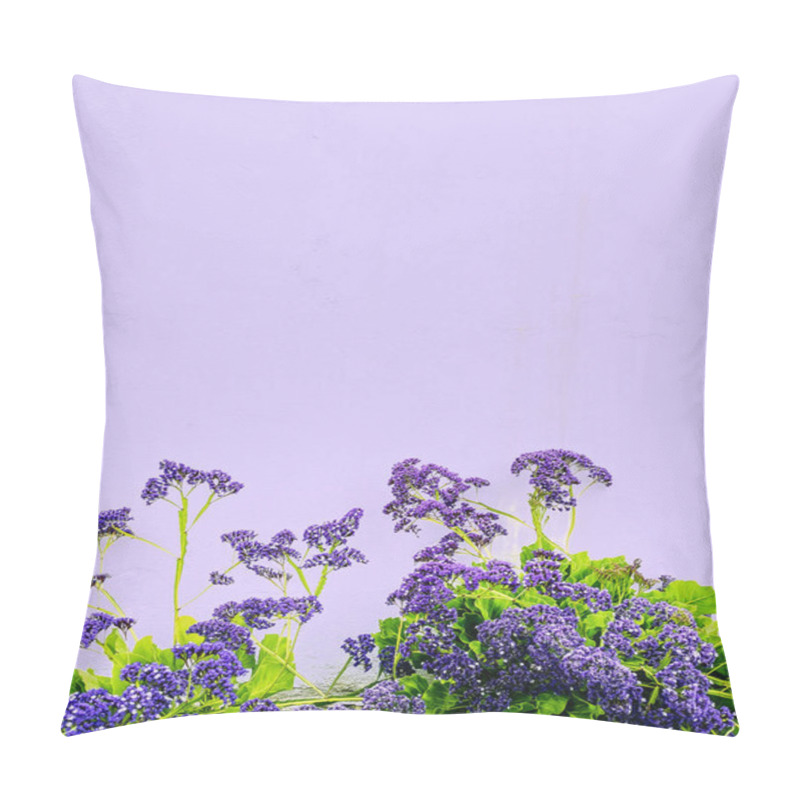 Personality  Minimal Purple Mood.  Flowers Art Pillow Covers