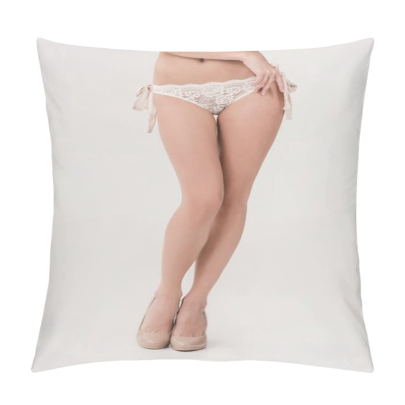 Personality  Sexy Girl In White Lingerie Pillow Covers