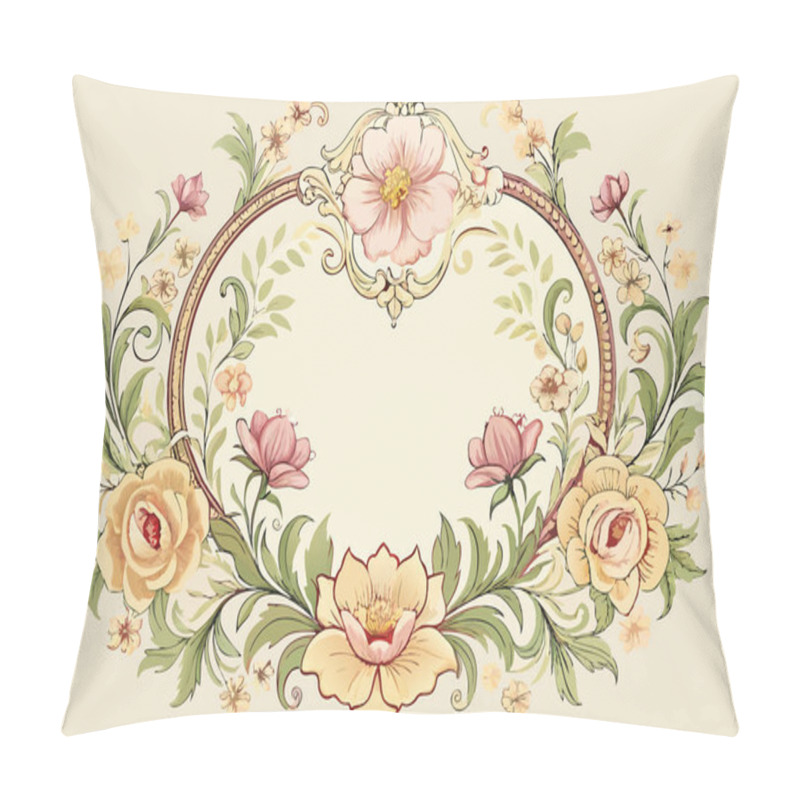 Personality  Symmetrical Flower And Leaf Pattern Illustration Pillow Covers