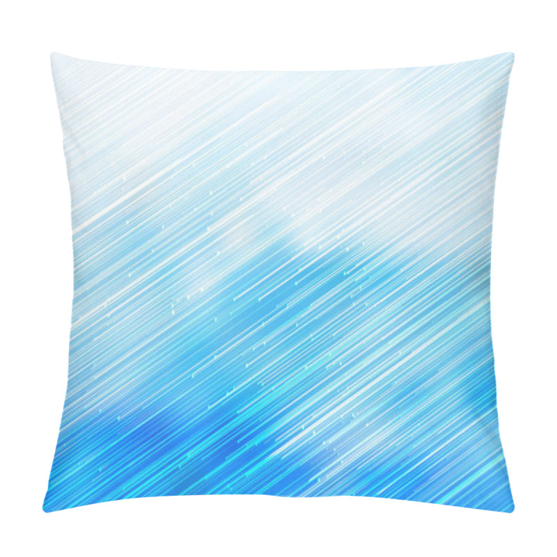 Personality  Shiny Blue And White Diagonal Lines Abstract Background Graphic Pillow Covers