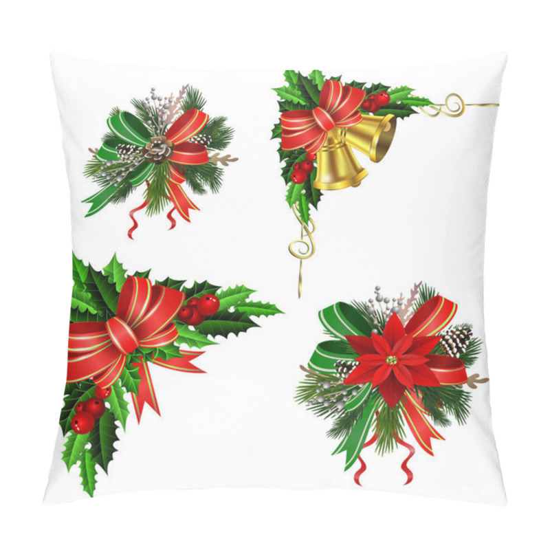 Personality  Christmas Festive Decoration From Christmas Tree Branches Pillow Covers