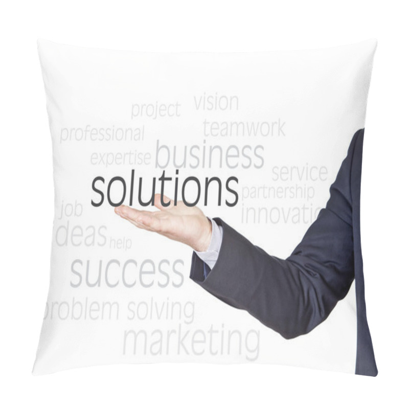 Personality  Solutions Business Words Pillow Covers