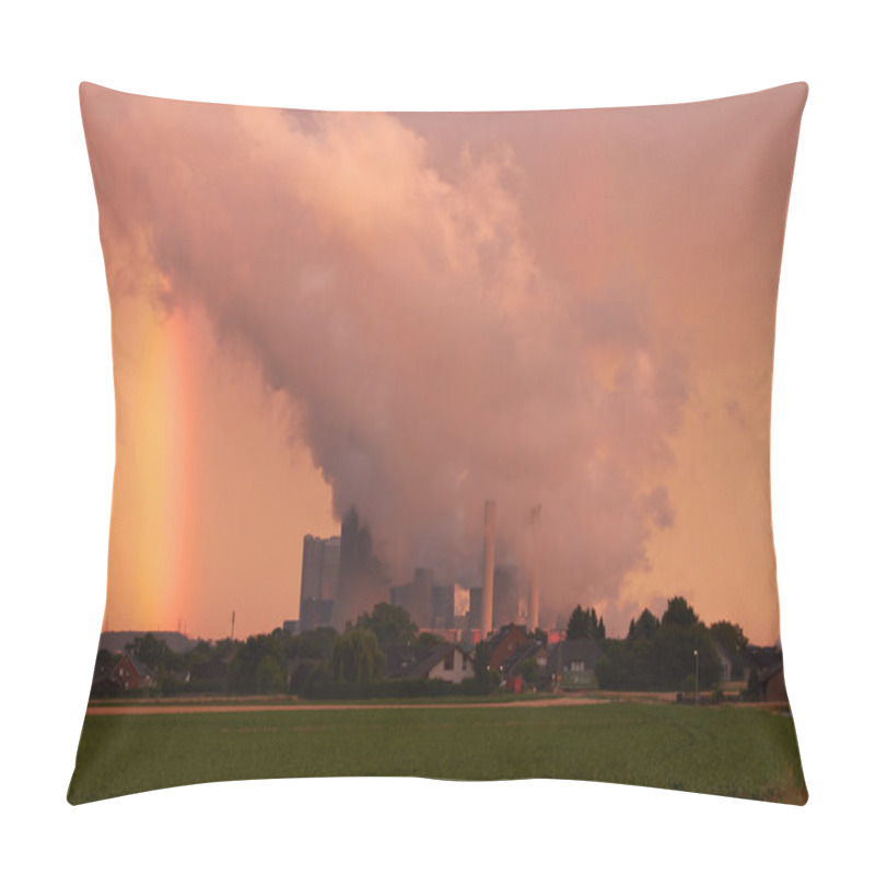 Personality  Coal Power Station Pillow Covers