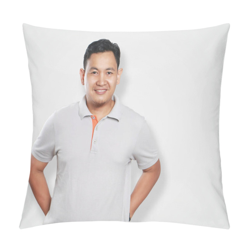 Personality  Young Asian Guy Smiling Confident Pillow Covers