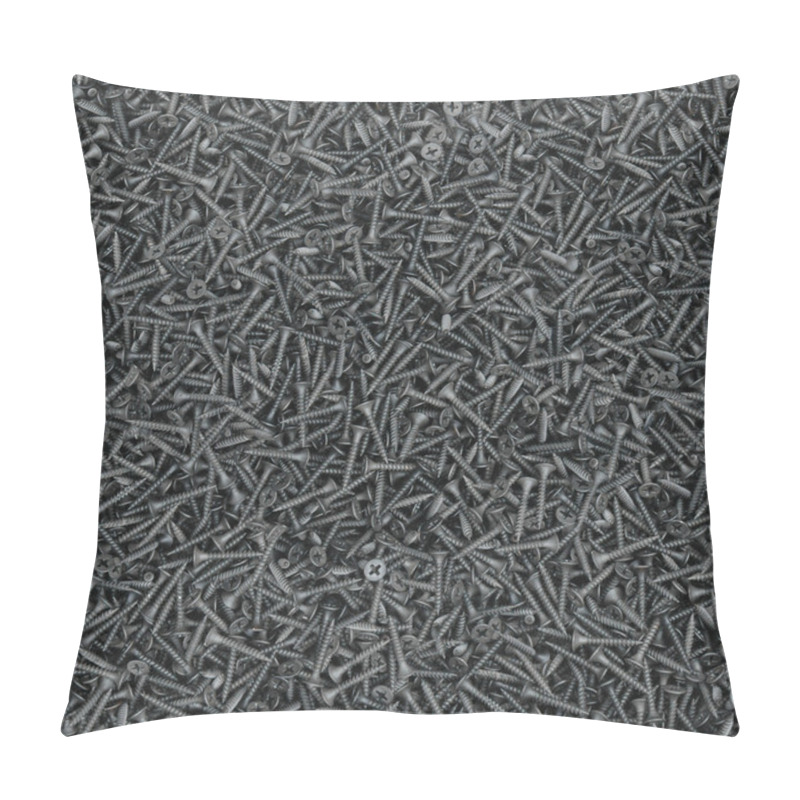 Personality  Background From Steel Screws Pillow Covers