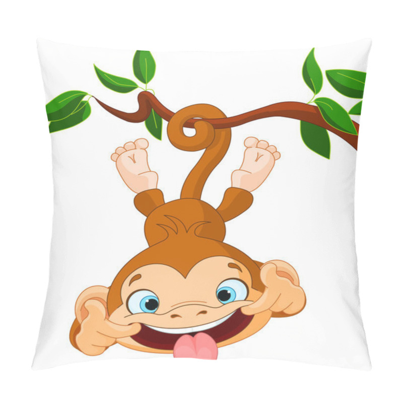 Personality  Monkey Hamming Pillow Covers