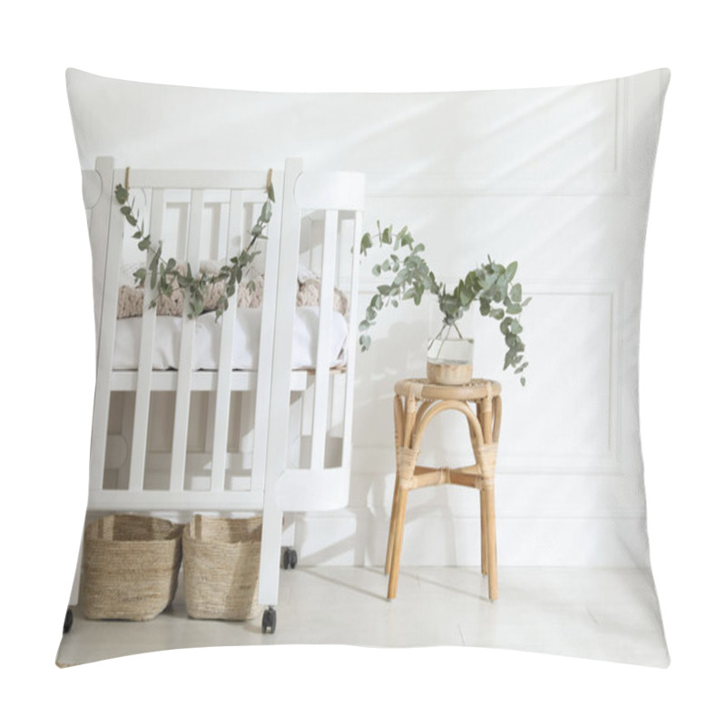 Personality  Stylish Baby Room Decorated With Eucalyptus Branches Pillow Covers