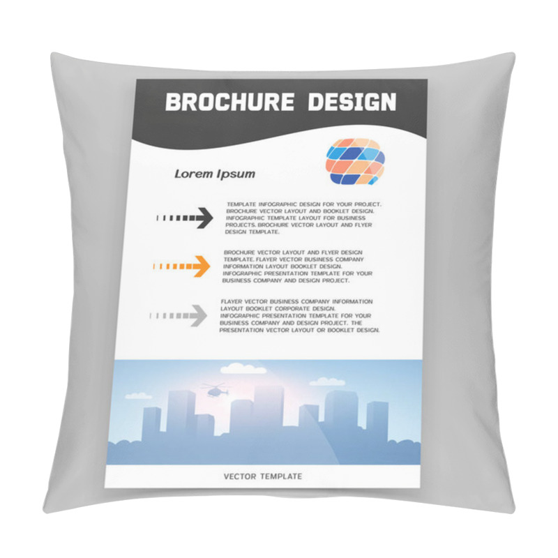 Personality  Brochure Cover Or Web Banner Design Pillow Covers