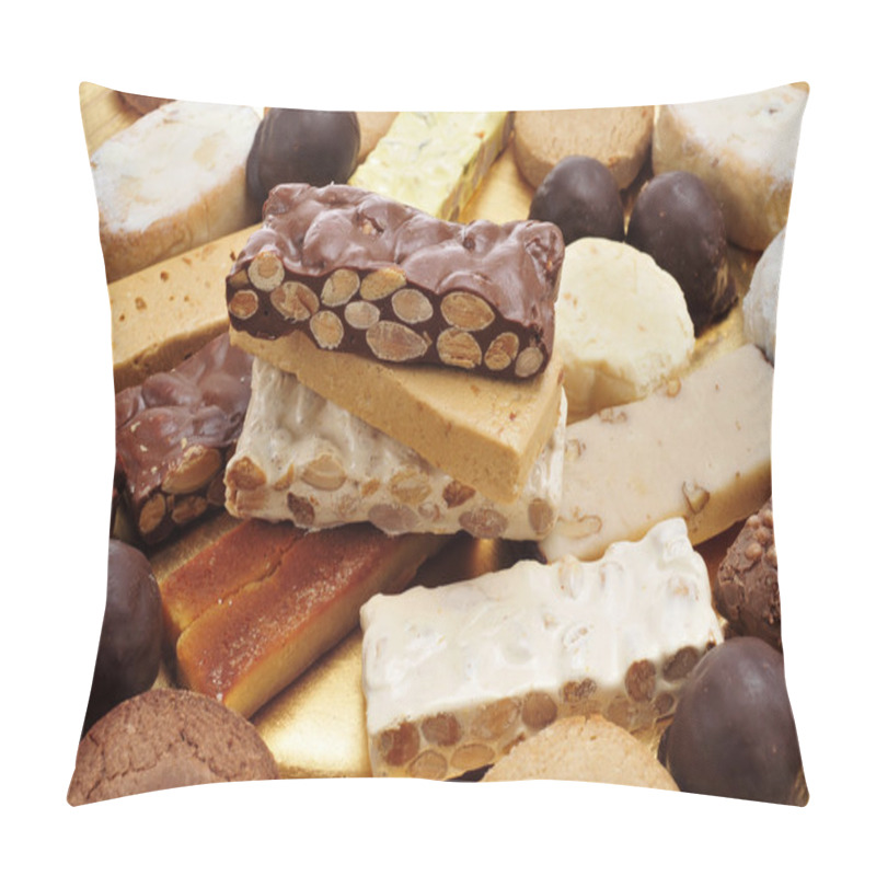 Personality  Turron, Polvorones And Mantecados, Typical Christmas Confections Pillow Covers