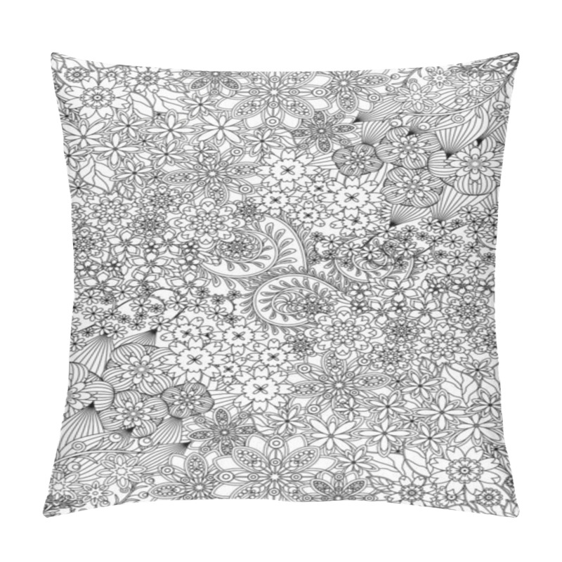 Personality  Flowerdoodles4_SS Pillow Covers