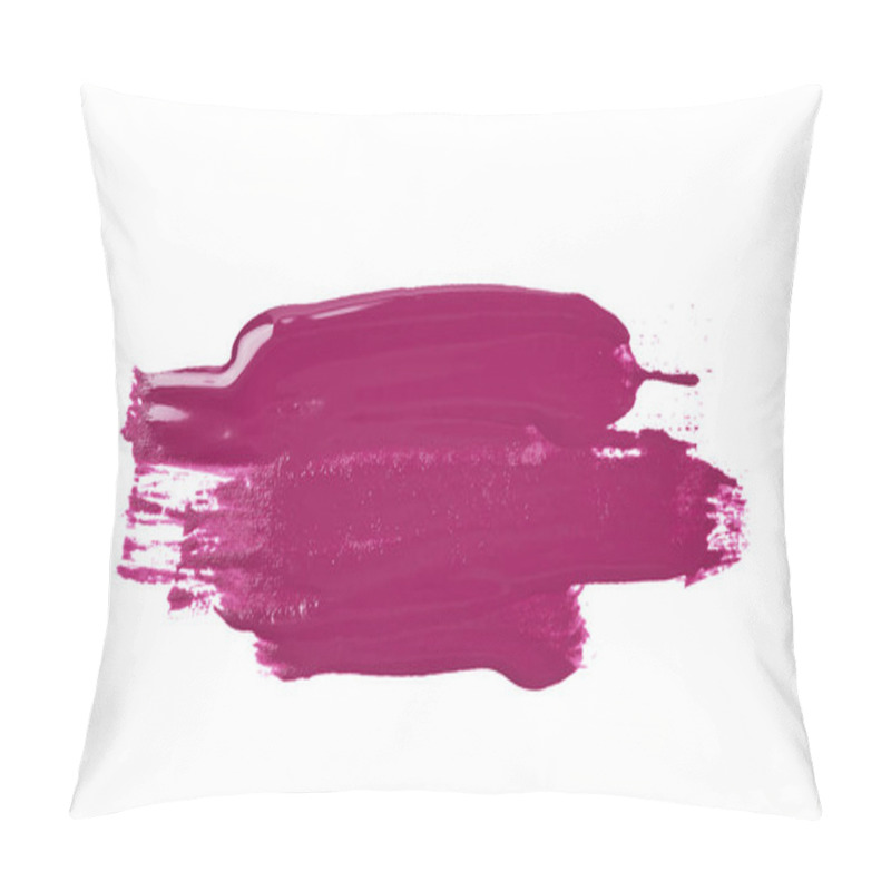 Personality  Smudged Splash Of Paint Isolated Pillow Covers