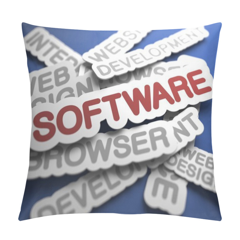 Personality  Software Concept. Pillow Covers