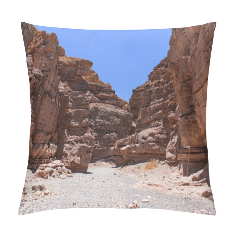 Personality  Canyon Extreme Terrain Wilderness Sand Stone Landscape Nature Dry Warm View Pillow Covers