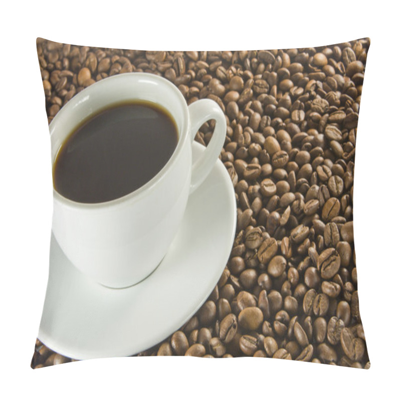 Personality  Black Coffee And Beans Pillow Covers