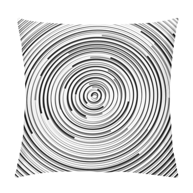 Personality  Circular Ripple Pattern, Concentric Circles  Pillow Covers