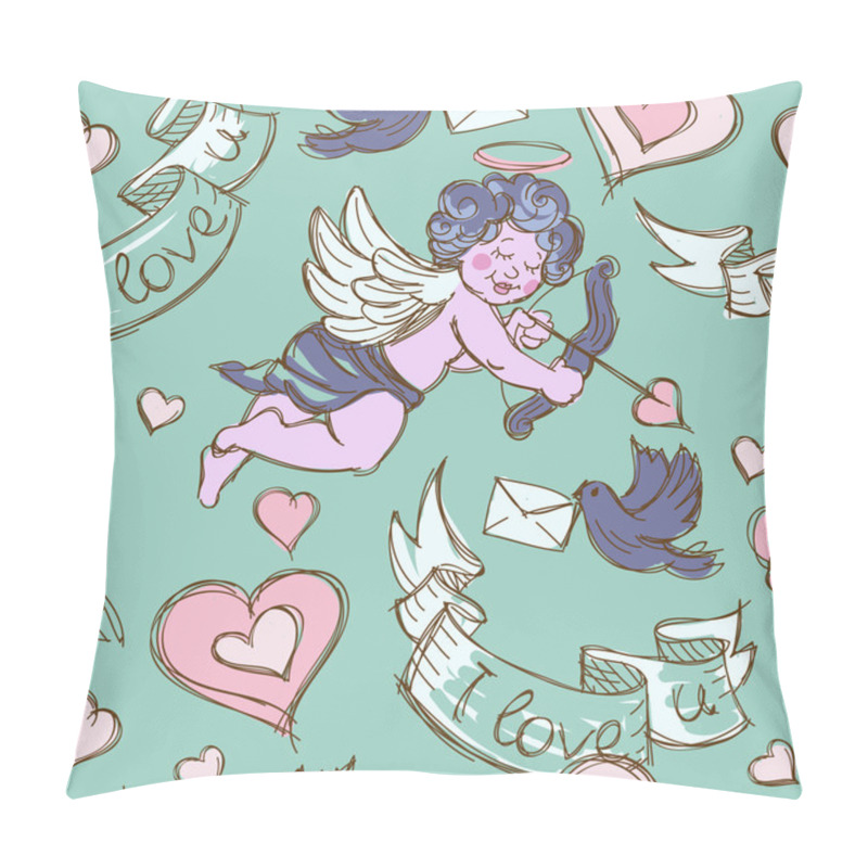 Personality  Romantic Valentines Day Characters Pillow Covers