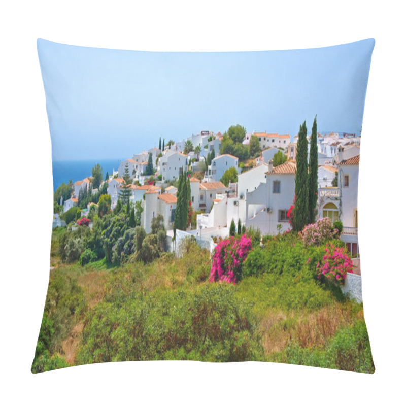 Personality  Spanish Landscape, Nerja Pillow Covers