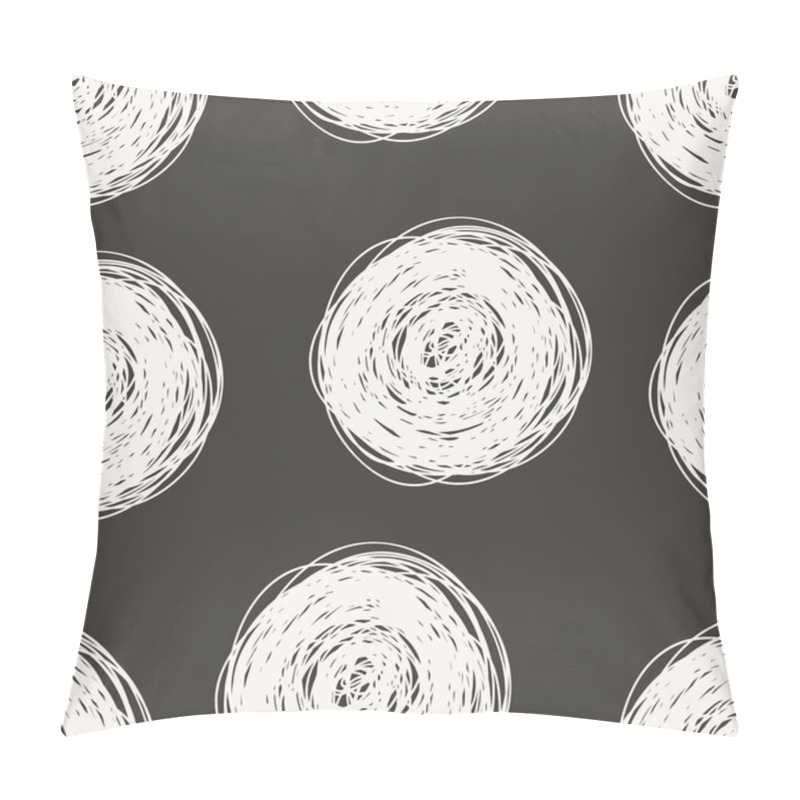 Personality  Seamless Rounded Rectangles Pattern. Pillow Covers