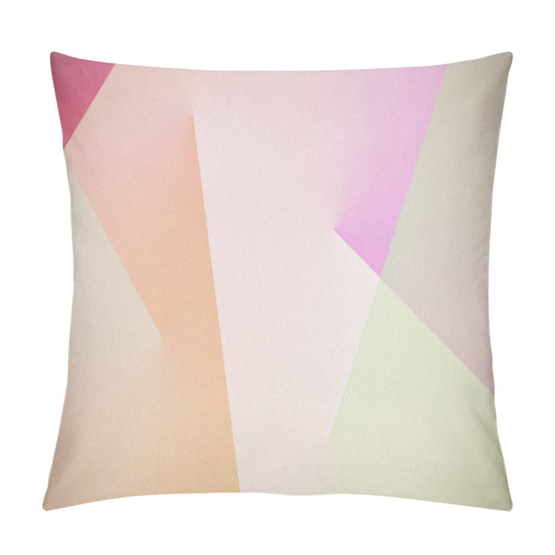 Personality  Soft Pastel Geometric Abstract Background With Overlapping Shapes. A Subtle 4K Design With Muted Tones, Perfect For Elegant Visual Projects And Minimalistic Designs Pillow Covers