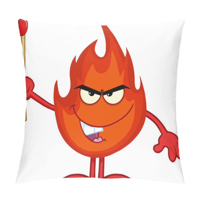 Personality  Evil Fire  Holding  Match Stick Pillow Covers