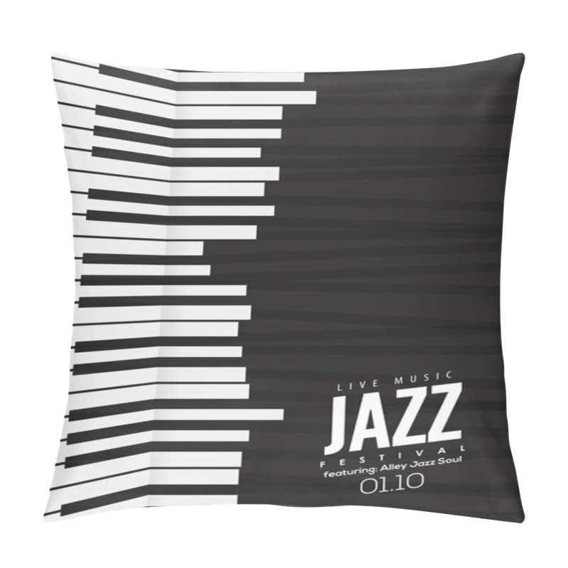 Personality  Music Poster Template Pillow Covers