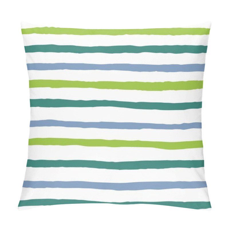 Personality  Tile Vector Pattern With Pastel Blue, Mint Green And White Stripes Pillow Covers