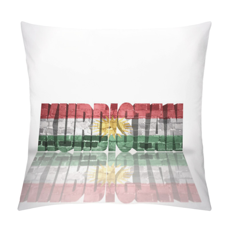 Personality  Word Kurdistan On The White Background Pillow Covers