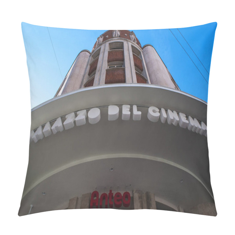 Personality  Milan, Italy: View Of The New Anteo, The Palace Of Cinema (Palazzo Del Cinema) With Eleven Cinemas Inaugurated On September 8, 2017, Between The Brera District And Porta Nuova Garibaldi District  Pillow Covers