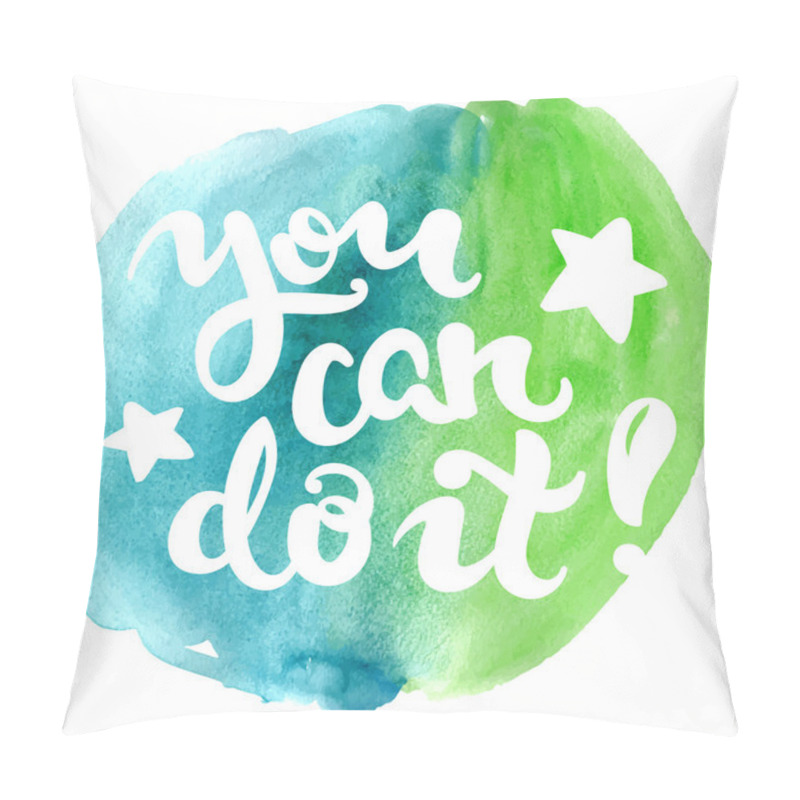 Personality  Hand Drawn Lettering Poster Pillow Covers