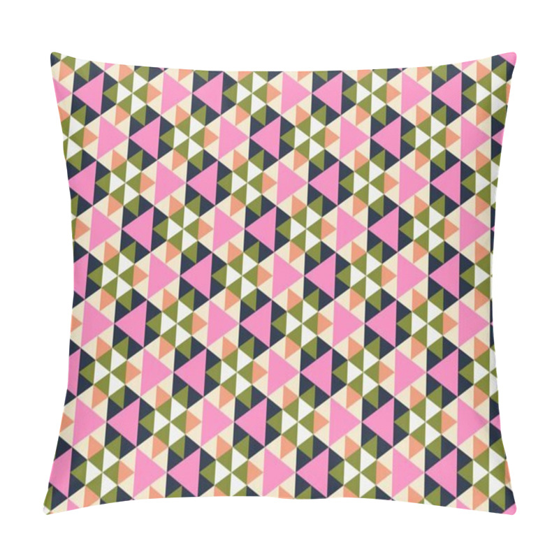 Personality  Seamless Abstract Background With Geometric Elements Pillow Covers