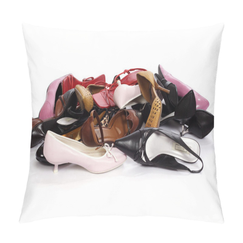 Personality  Heap Of The Ladies' Shoes Pillow Covers