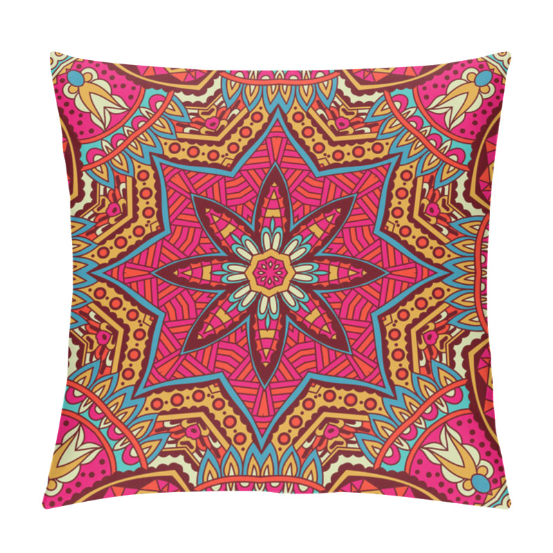 Personality  Abstract Tribal  Ethnic Seamless Pattern Ornament Pillow Covers