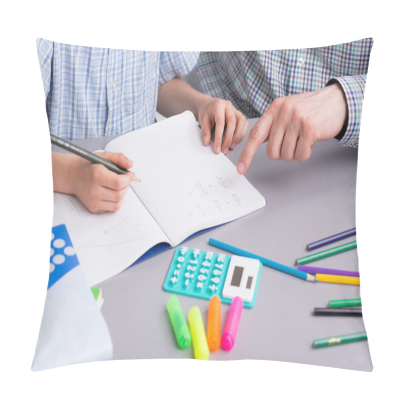 Personality  Maths Is Not Hard At All When You Have A Good Teacher Pillow Covers