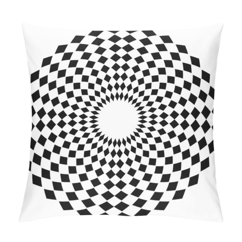 Personality  Abstract Circle Element With Square Pattern  Pillow Covers