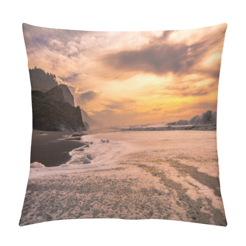 Personality  Fleener Creek Beach, Humboldt County Lost Coast, Northern California Pillow Covers