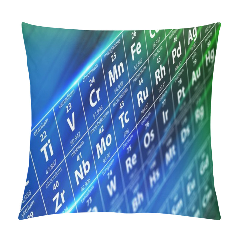 Personality  Periodic Table Concept Pillow Covers