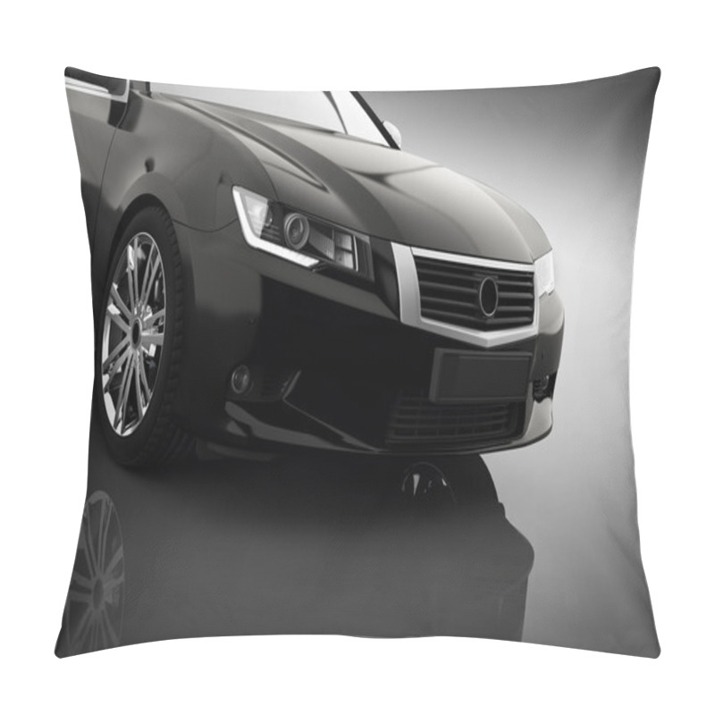 Personality  Modern Black Metallic Sedan Car Pillow Covers