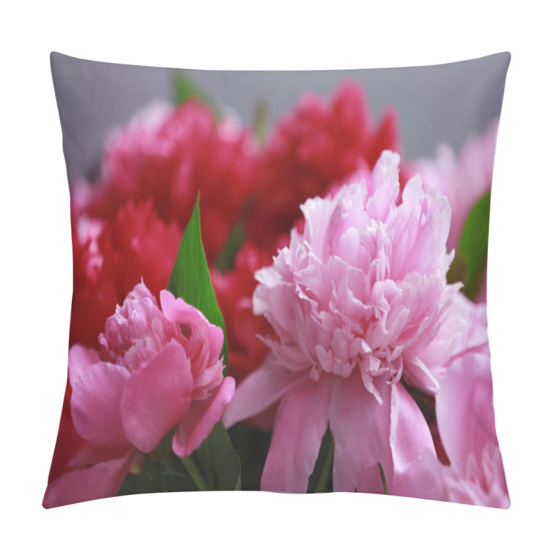 Personality  Beautiful Peony Bouquet   Pillow Covers