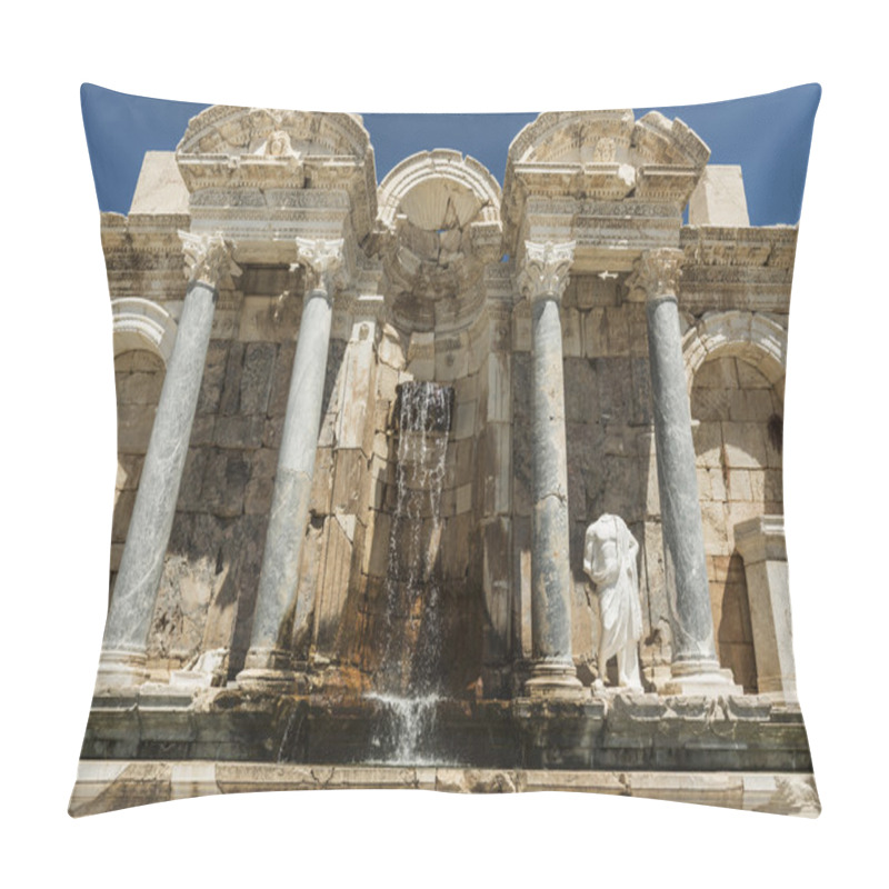 Personality  Antonine Nymphaeum At Sagalassos, Turkey  Pillow Covers