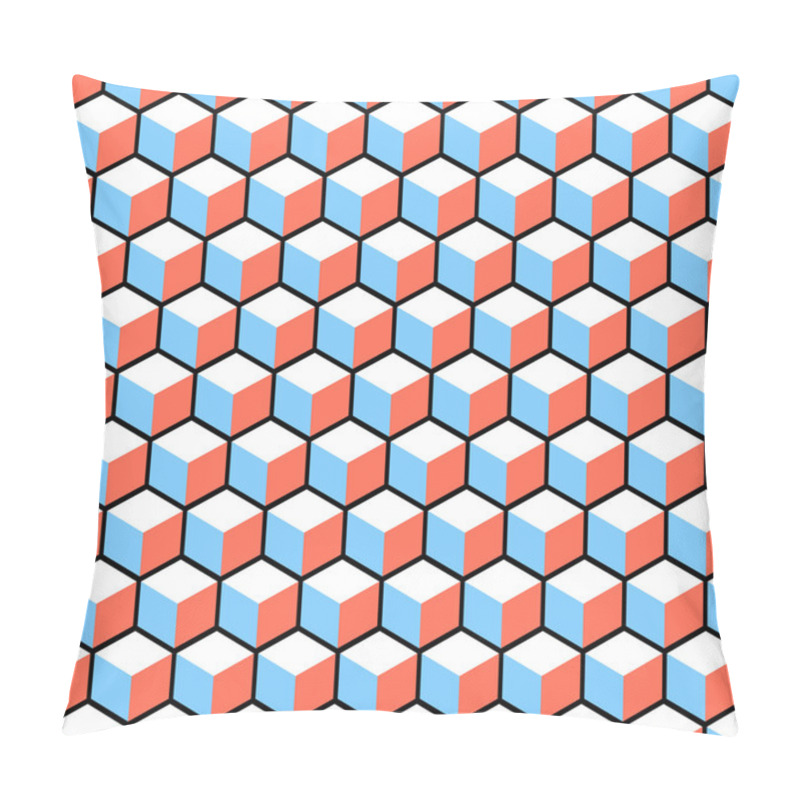 Personality  Geometric Volumetric Pattern - Seamless. Pillow Covers