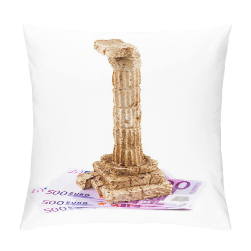 Personality  Greek Crisis, Euro Bills Pillow Covers