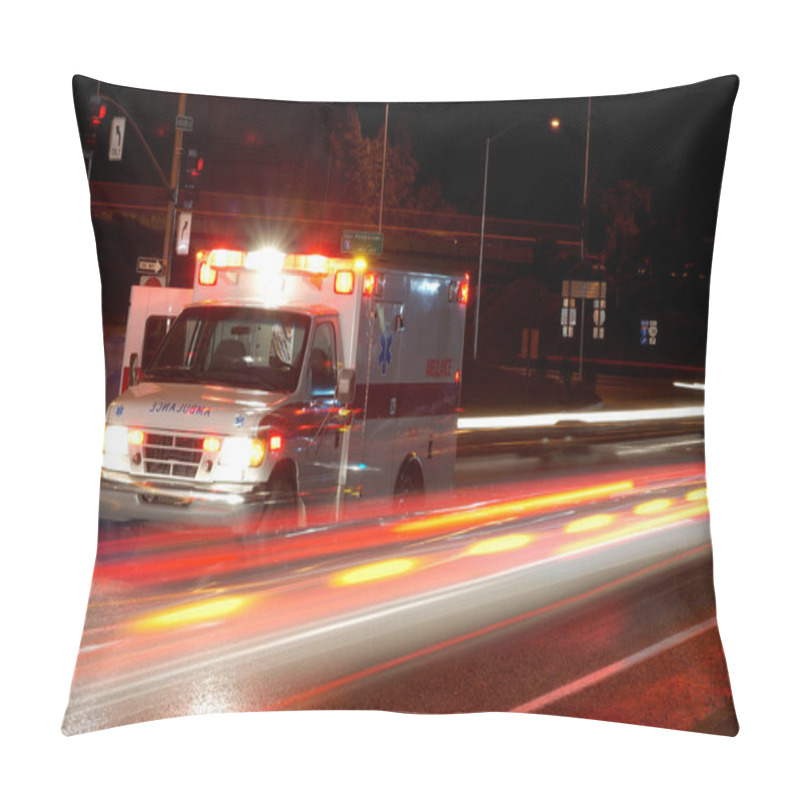 Personality  Night Ambulance Pillow Covers