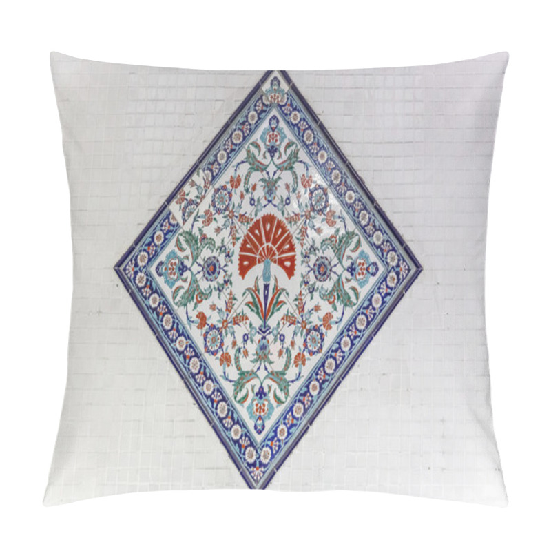 Personality  Turkish Tiles, Architectural Detail Pillow Covers