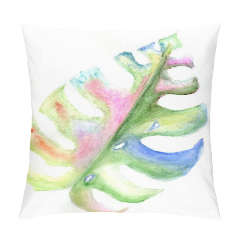 Personality  Monstera Leaves Art Pillow Covers